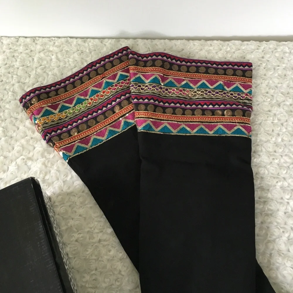New Size 9 Anne Michelle Dedicate 64S Over the Knee Black Boots